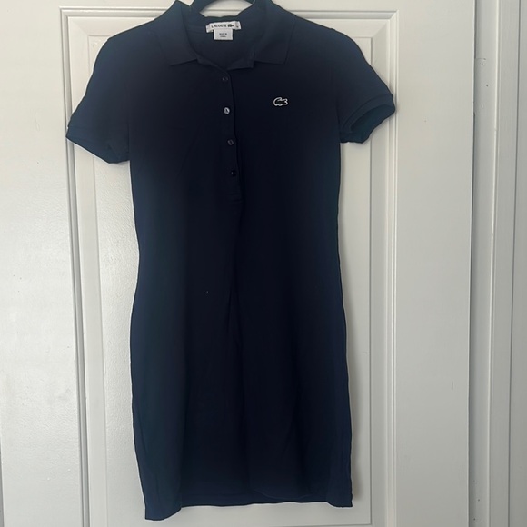 Lacoste Women's Dark Blue Polo Mini Dress size 36 - Picture 1 of 8